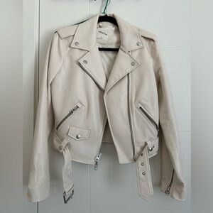 Motto vegan leather jacket